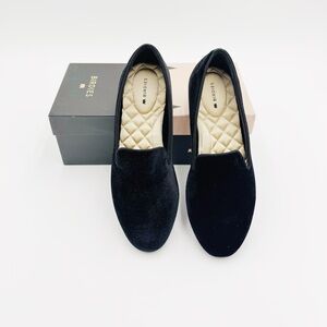 Birdies Black Velvet Flats